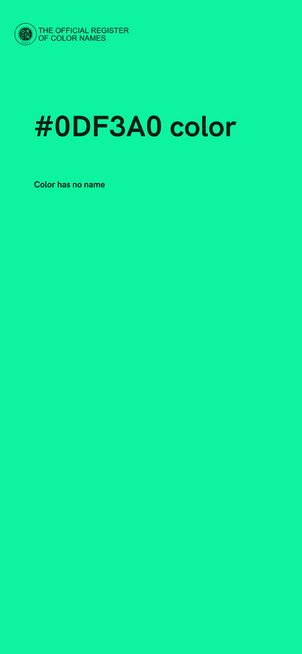 #0DF3A0 color image
