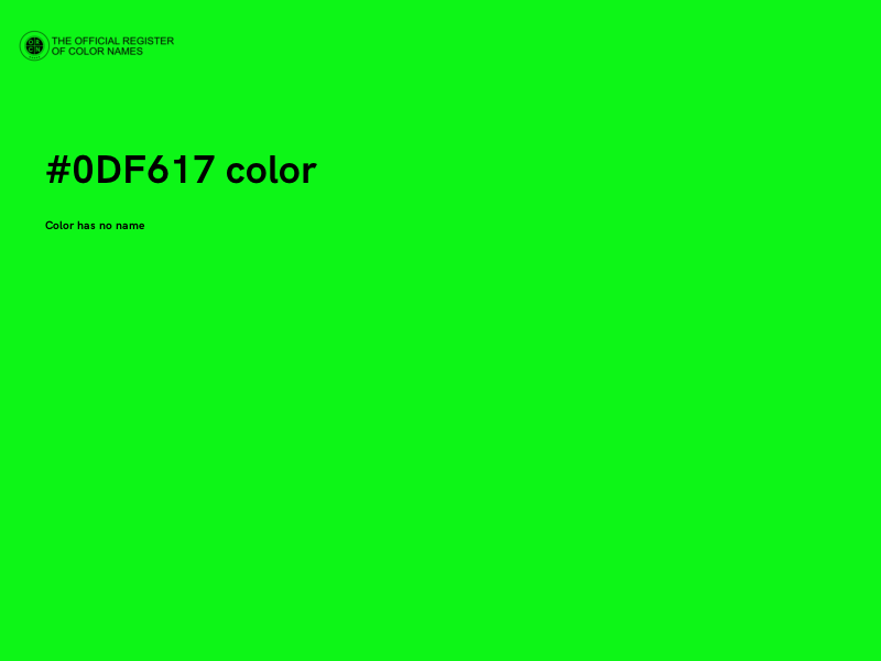 #0DF617 color image