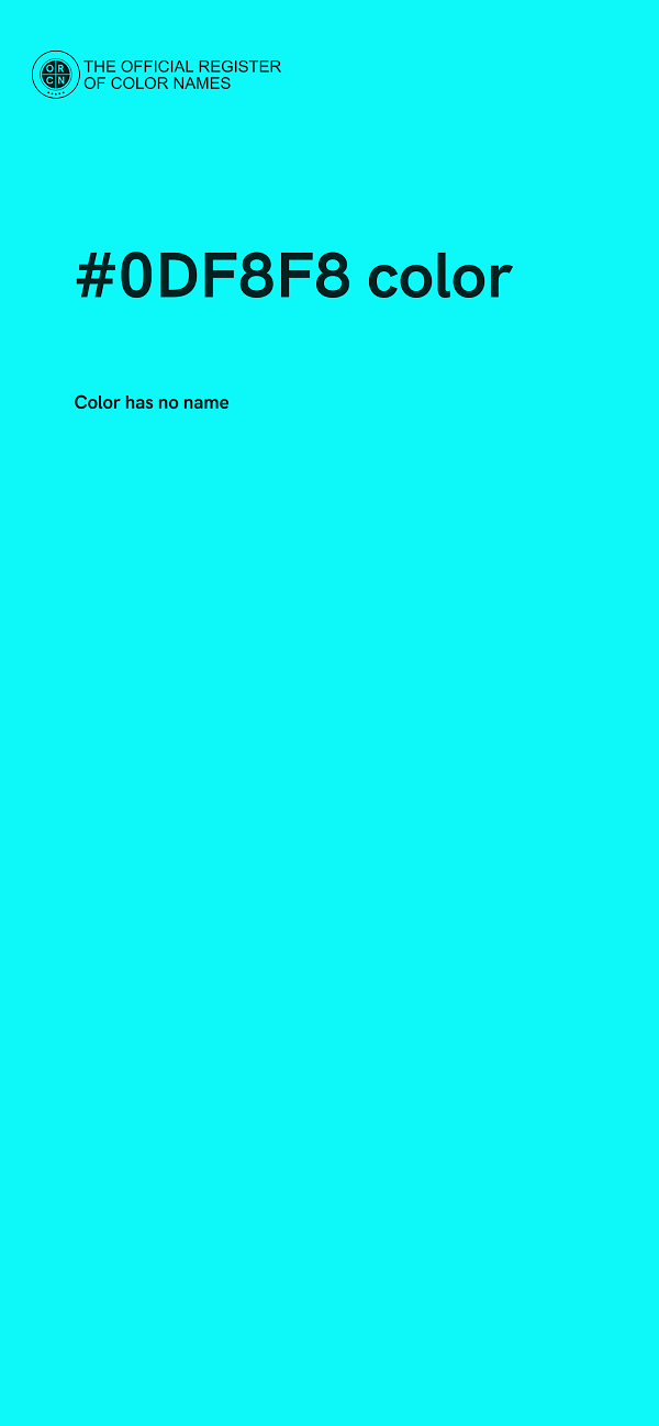 #0DF8F8 color image