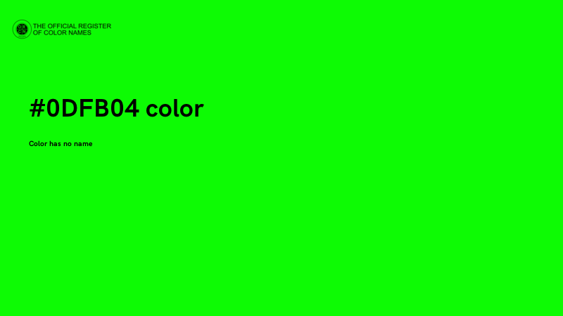 #0DFB04 color image