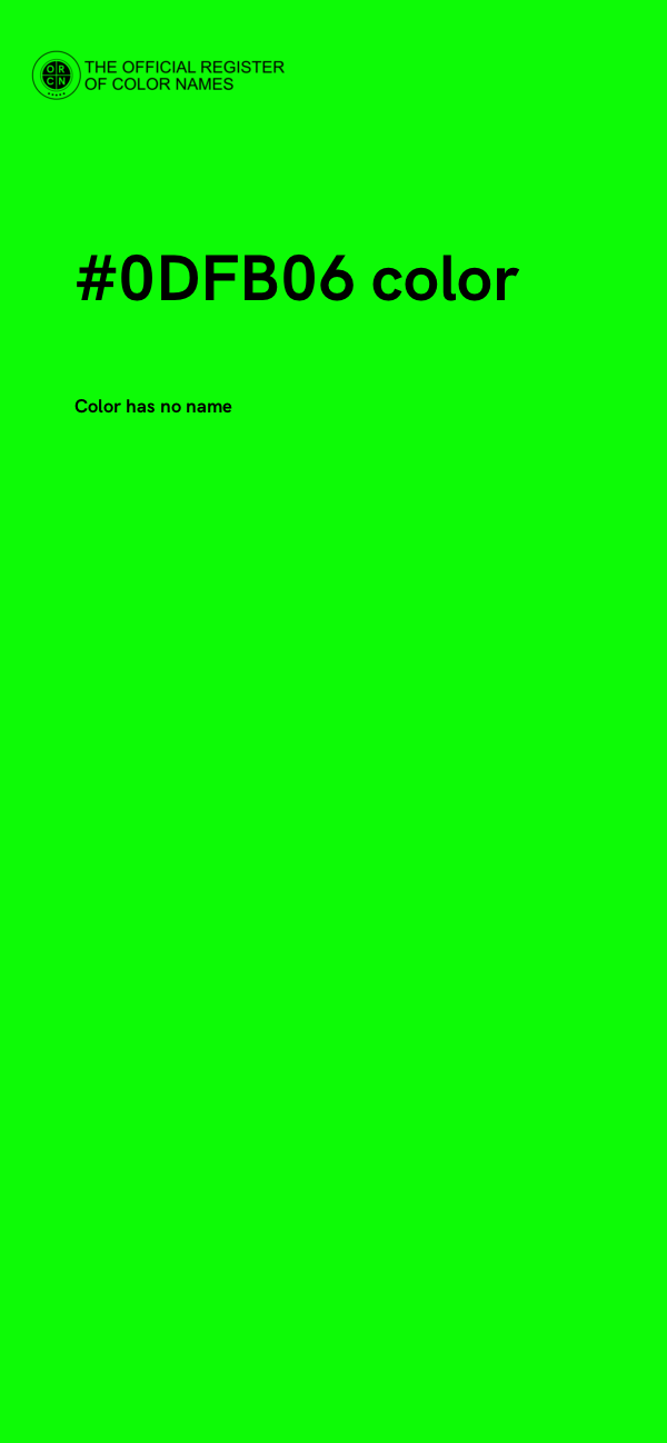 #0DFB06 color image