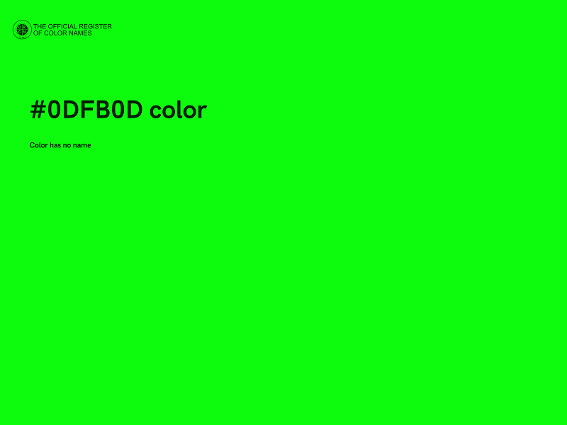 #0DFB0D color image