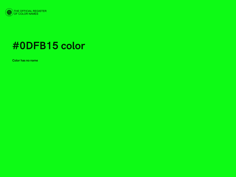 #0DFB15 color image