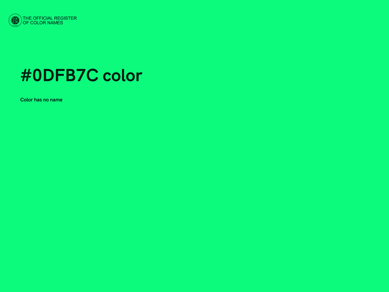 #0DFB7C color image