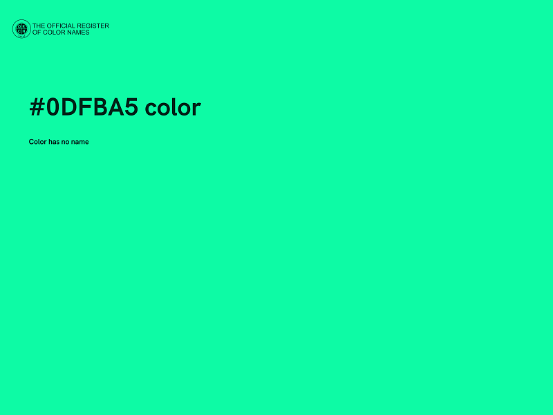#0DFBA5 color image