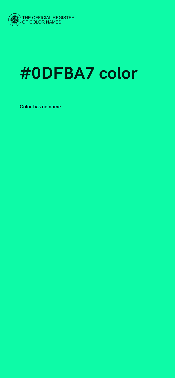 #0DFBA7 color image