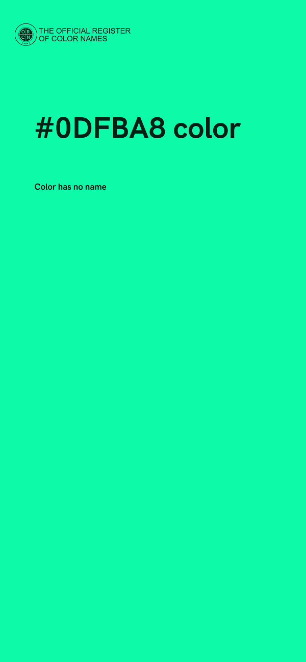 #0DFBA8 color image