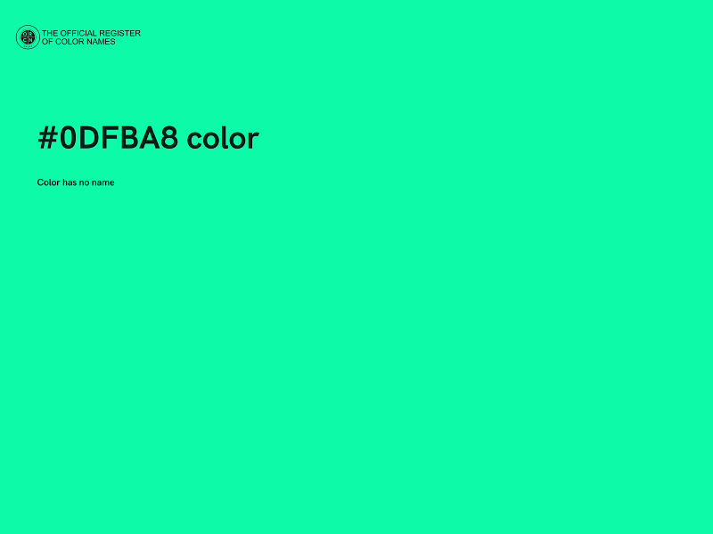 #0DFBA8 color image