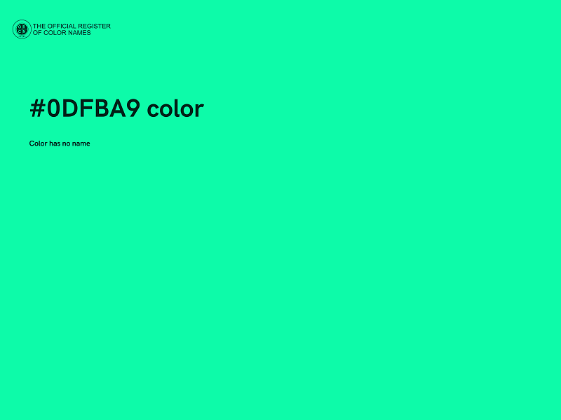 #0DFBA9 color image
