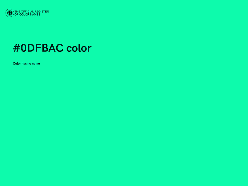 #0DFBAC color image