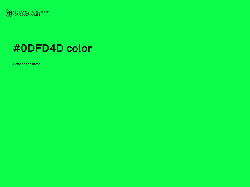 #0DFD4D color image