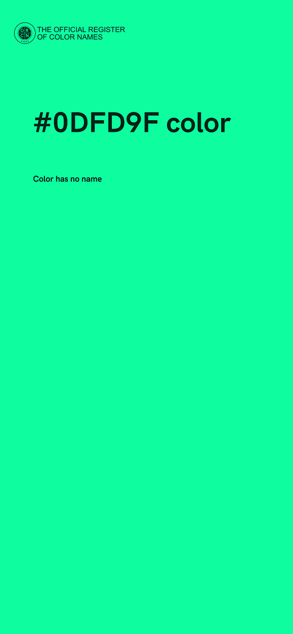 #0DFD9F color image