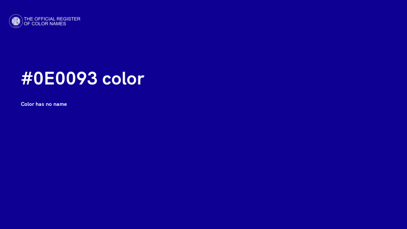 #0E0093 color image