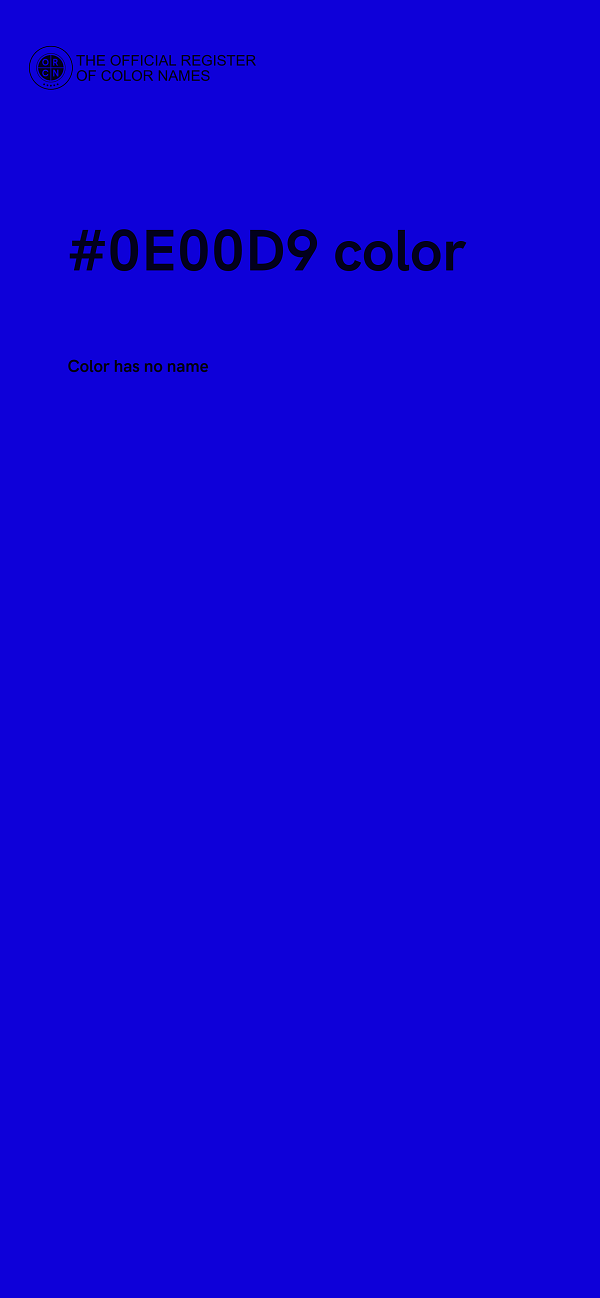 #0E00D9 color image