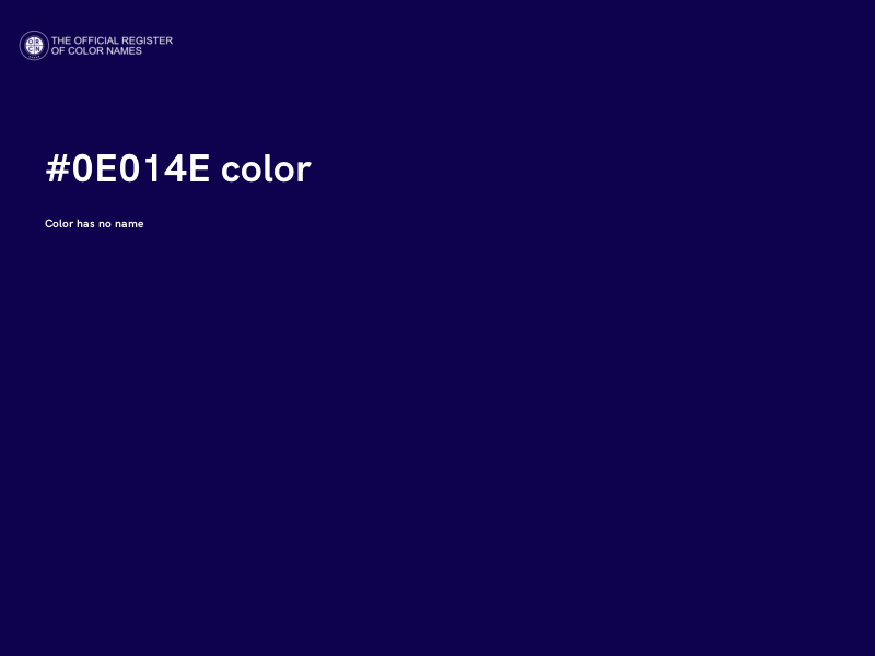 #0E014E color image