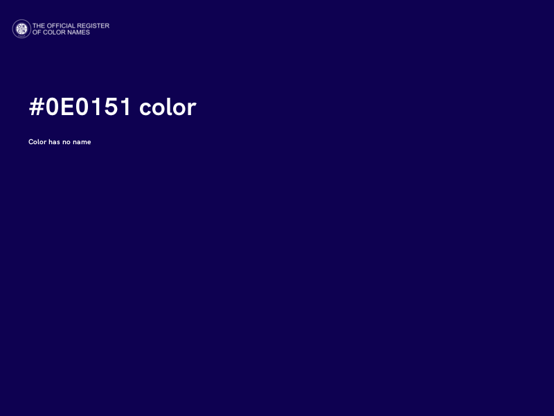 #0E0151 color image