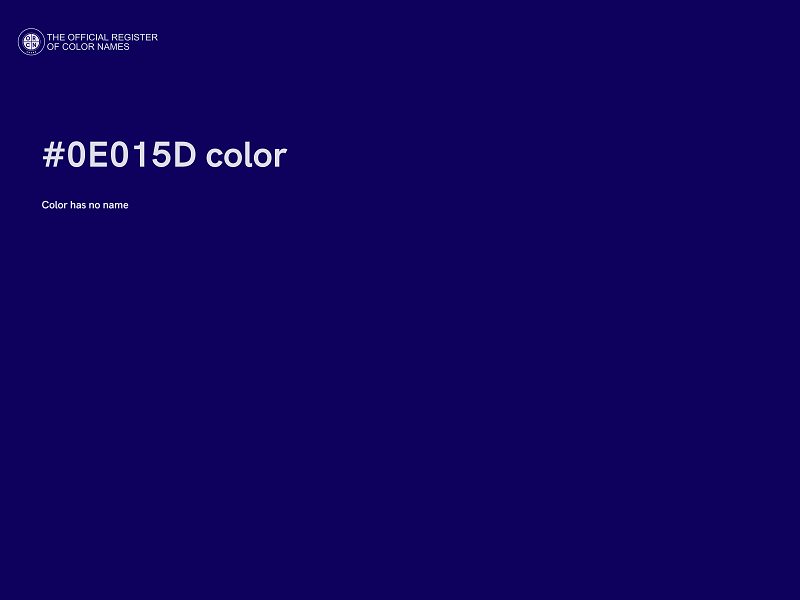 #0E015D color image
