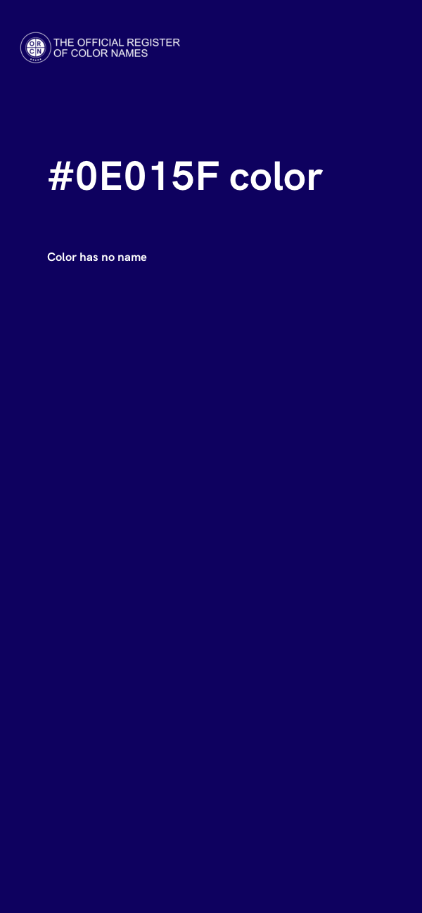 #0E015F color image