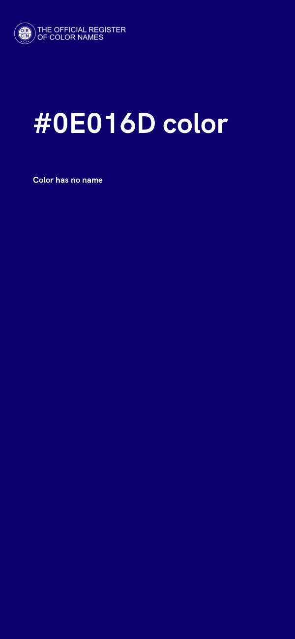 #0E016D color image