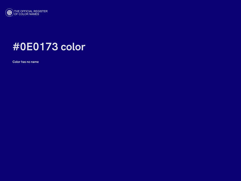 #0E0173 color image