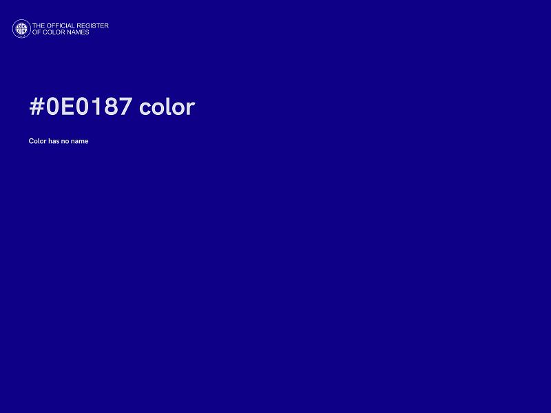 #0E0187 color image