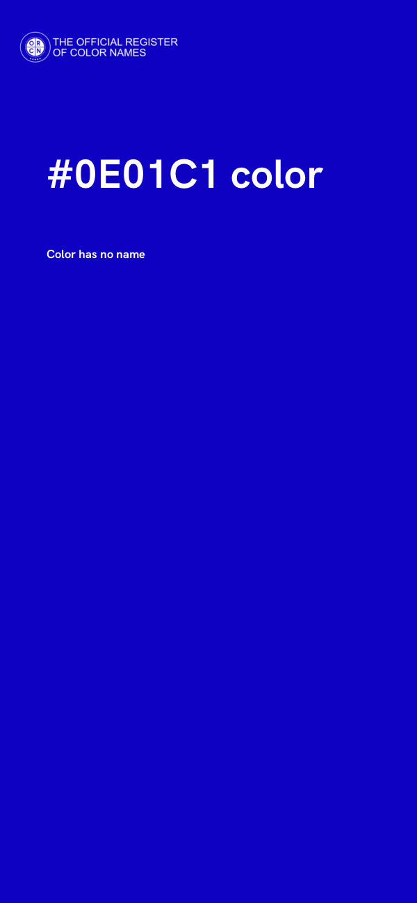 #0E01C1 color image