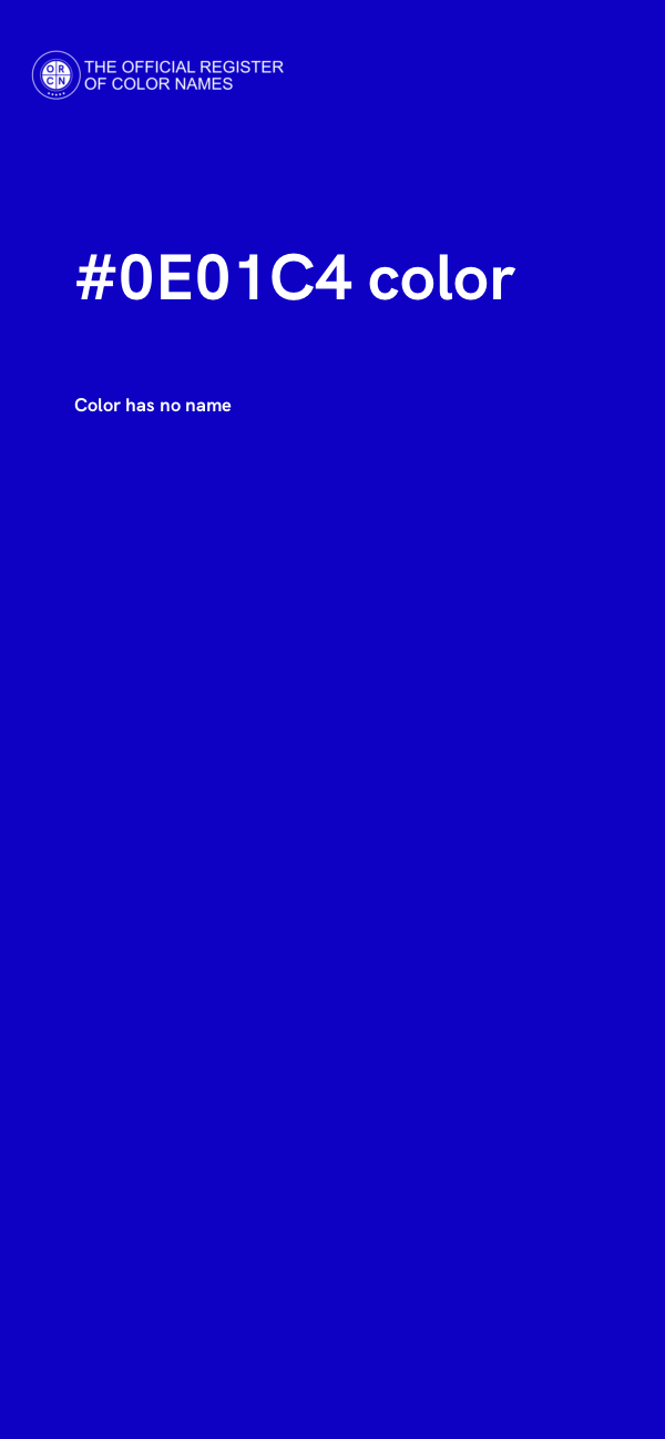 #0E01C4 color image