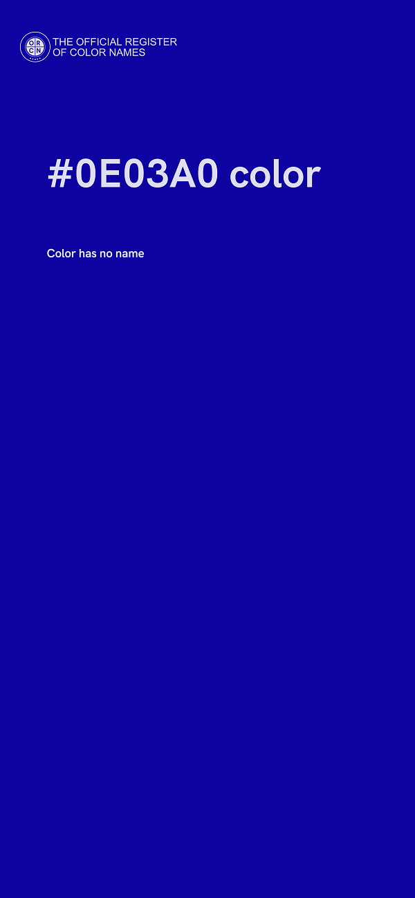 #0E03A0 color image