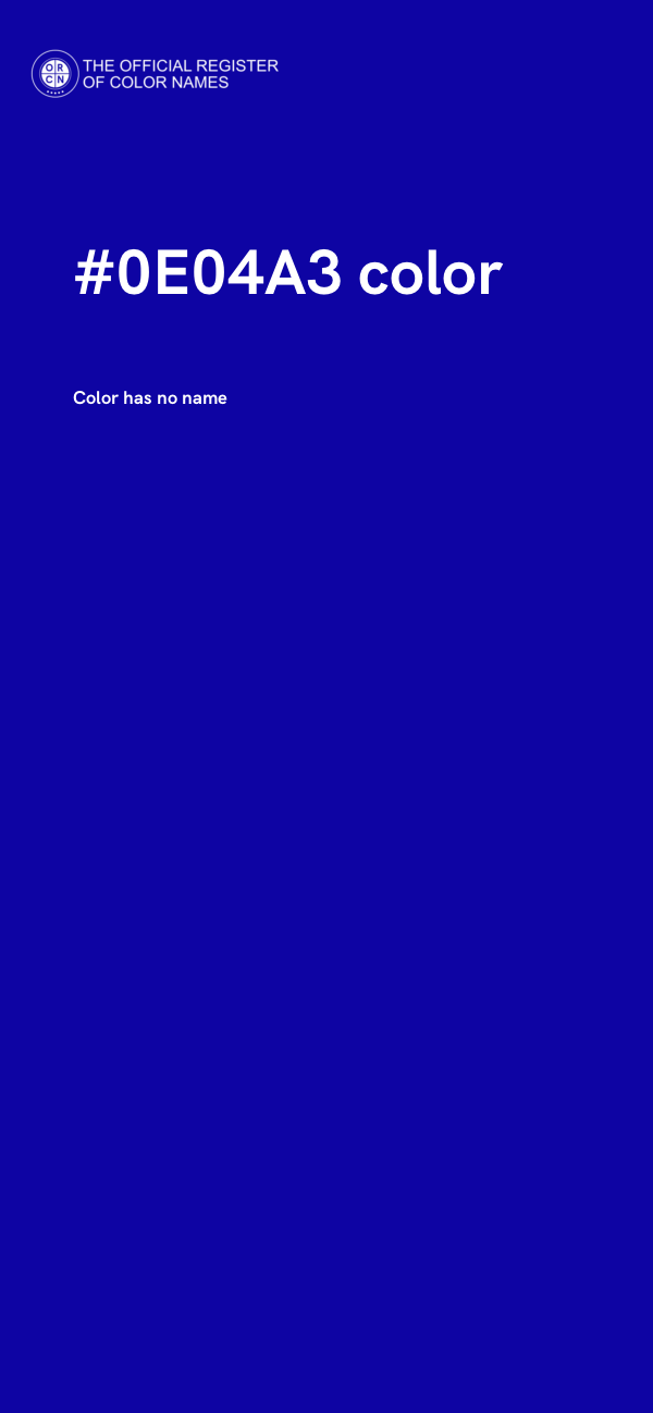 #0E04A3 color image