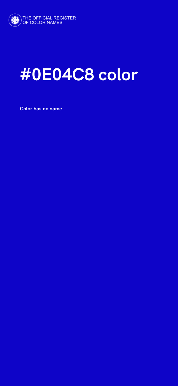 #0E04C8 color image