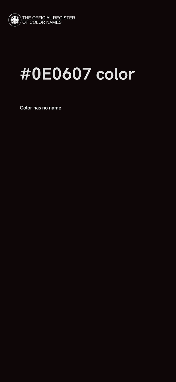#0E0607 color image
