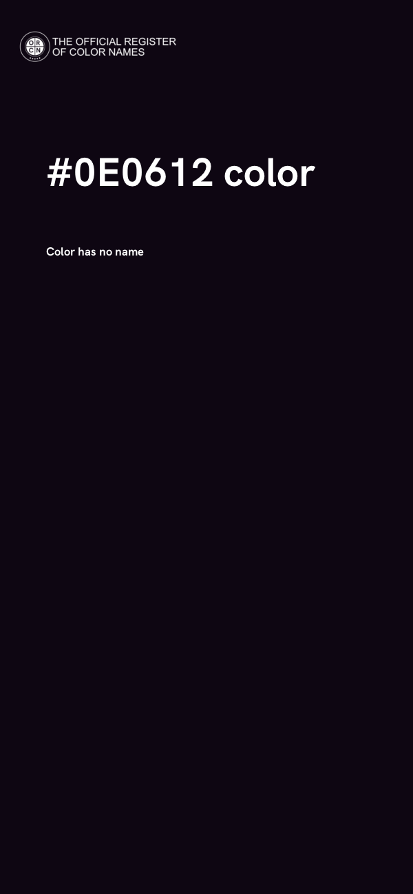 #0E0612 color image