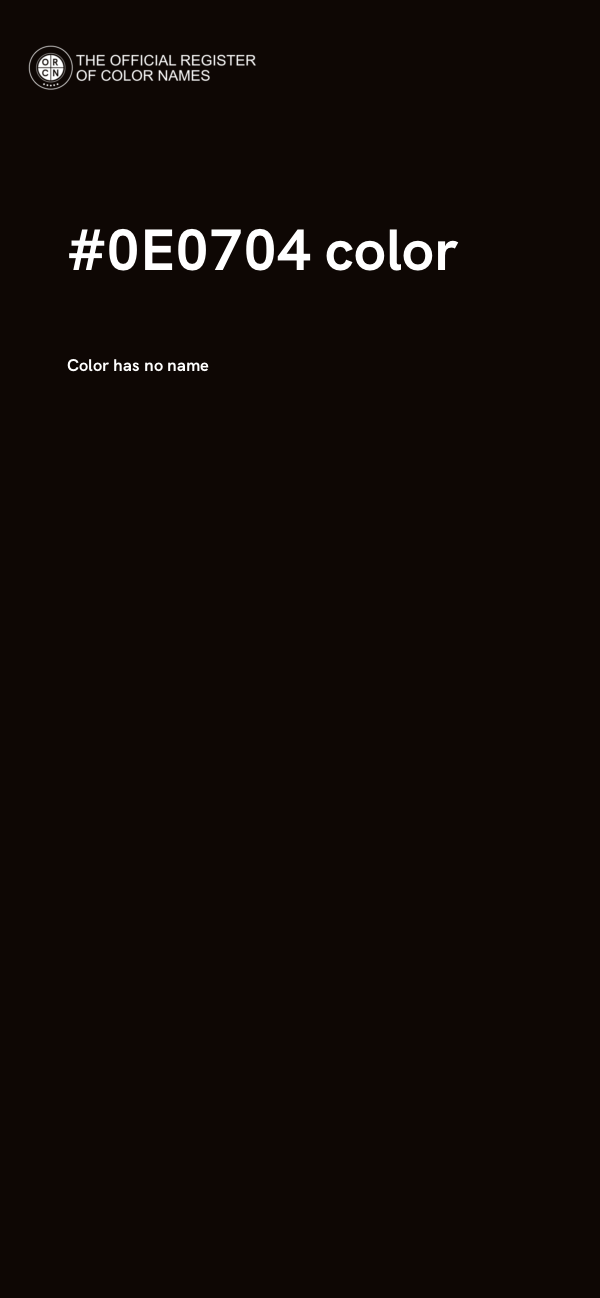 #0E0704 color image