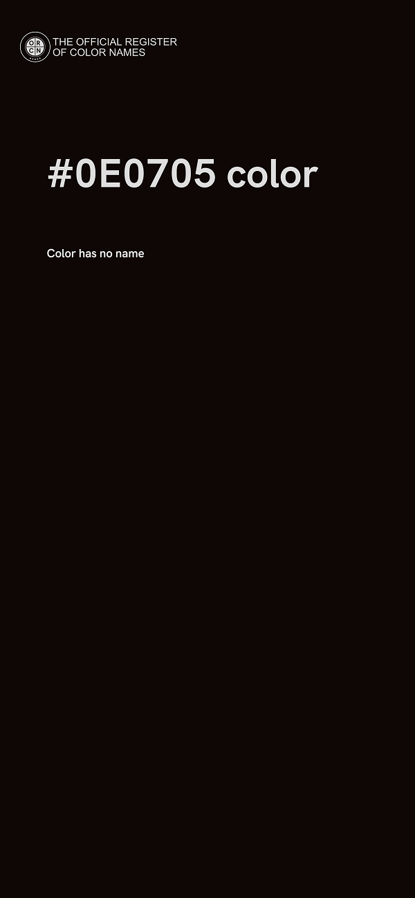 #0E0705 color image