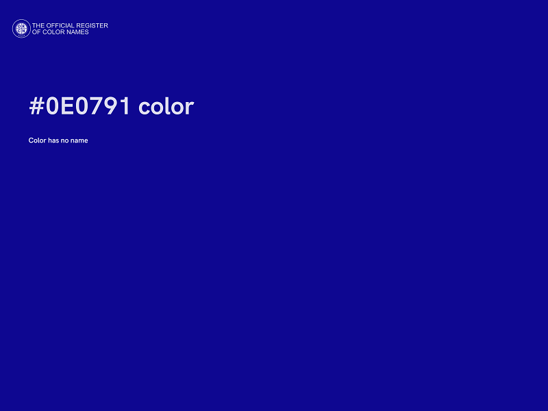 #0E0791 color image