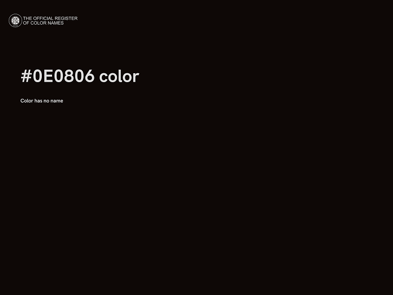 #0E0806 color image