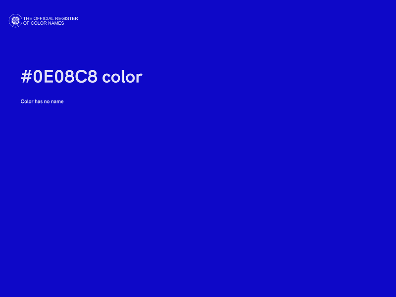 #0E08C8 color image