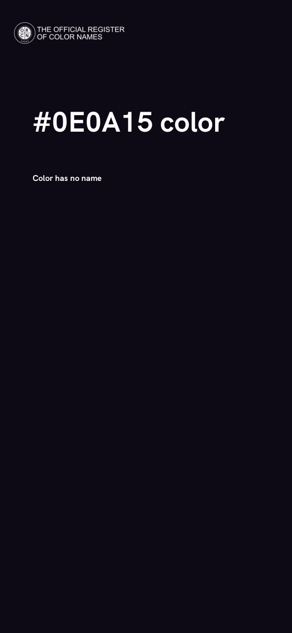 #0E0A15 color image