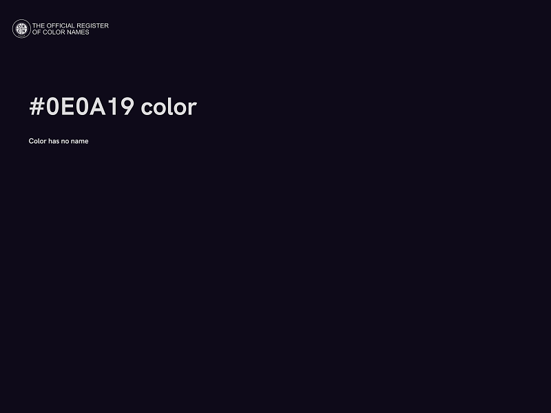 #0E0A19 color image