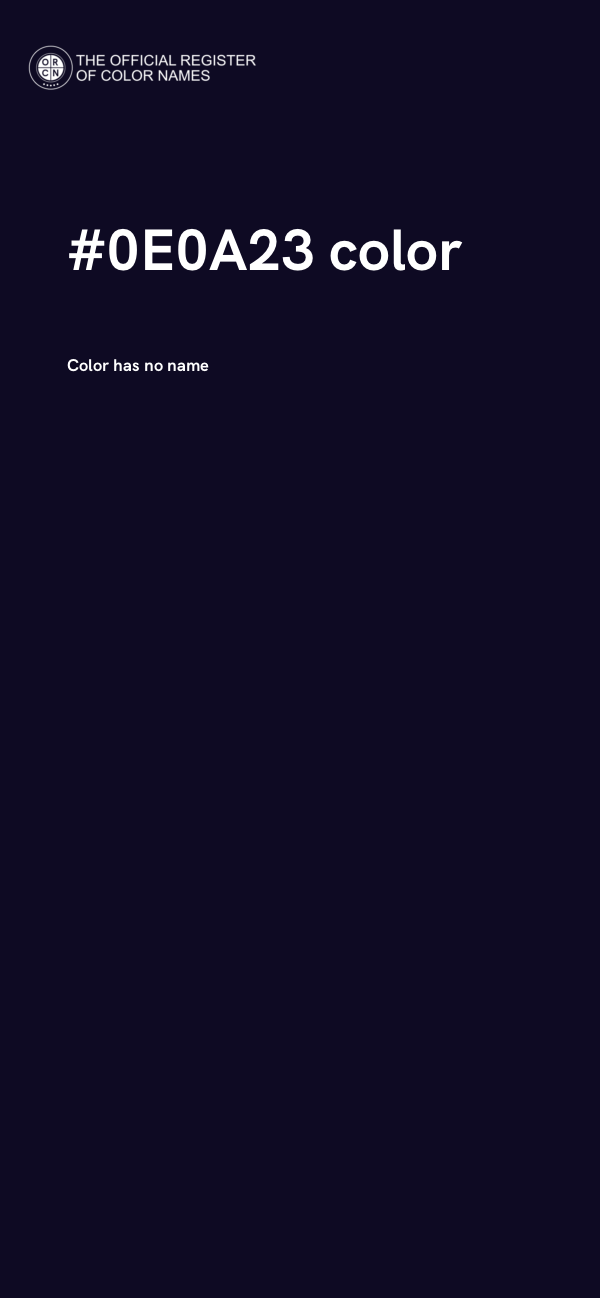 #0E0A23 color image