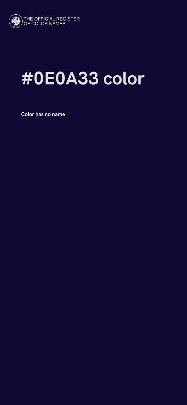#0E0A33 color image