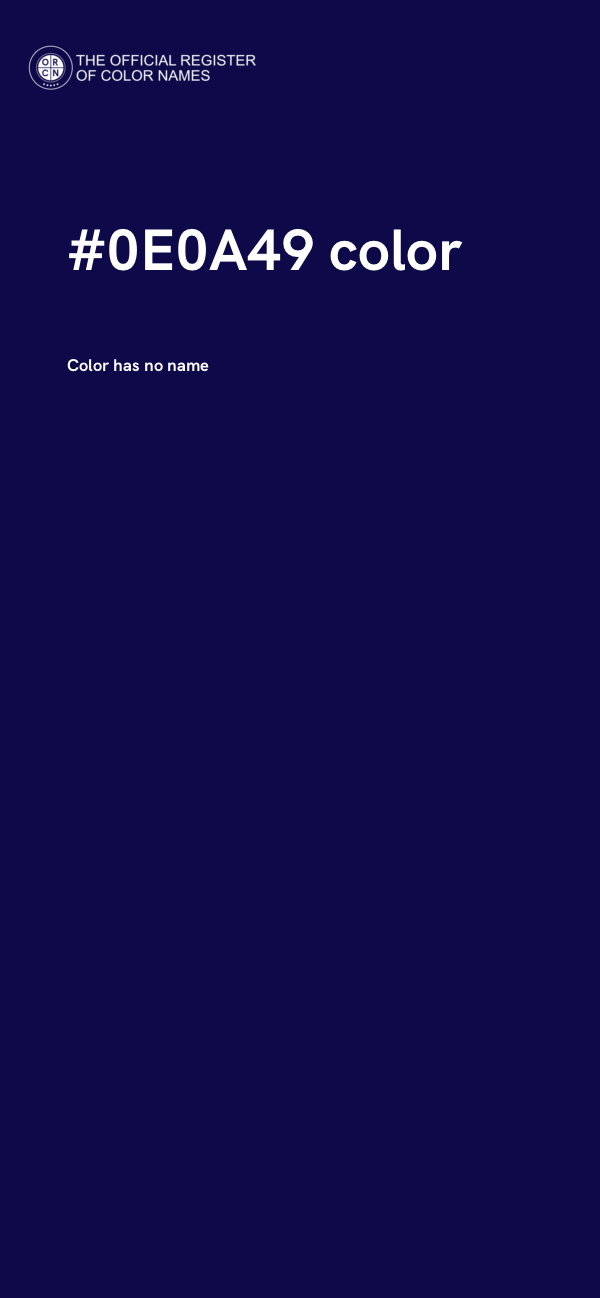 #0E0A49 color image