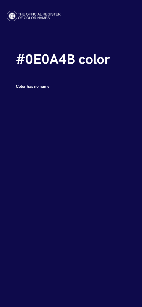 #0E0A4B color image
