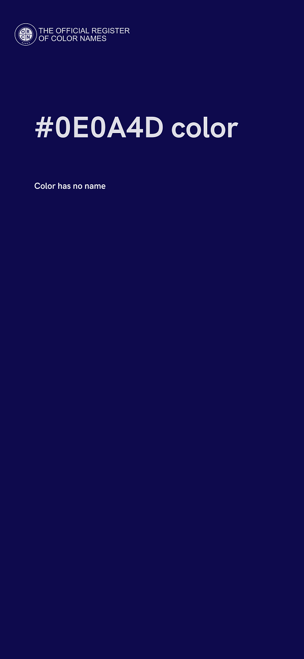 #0E0A4D color image