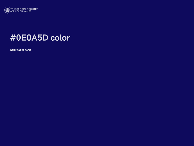 #0E0A5D color image