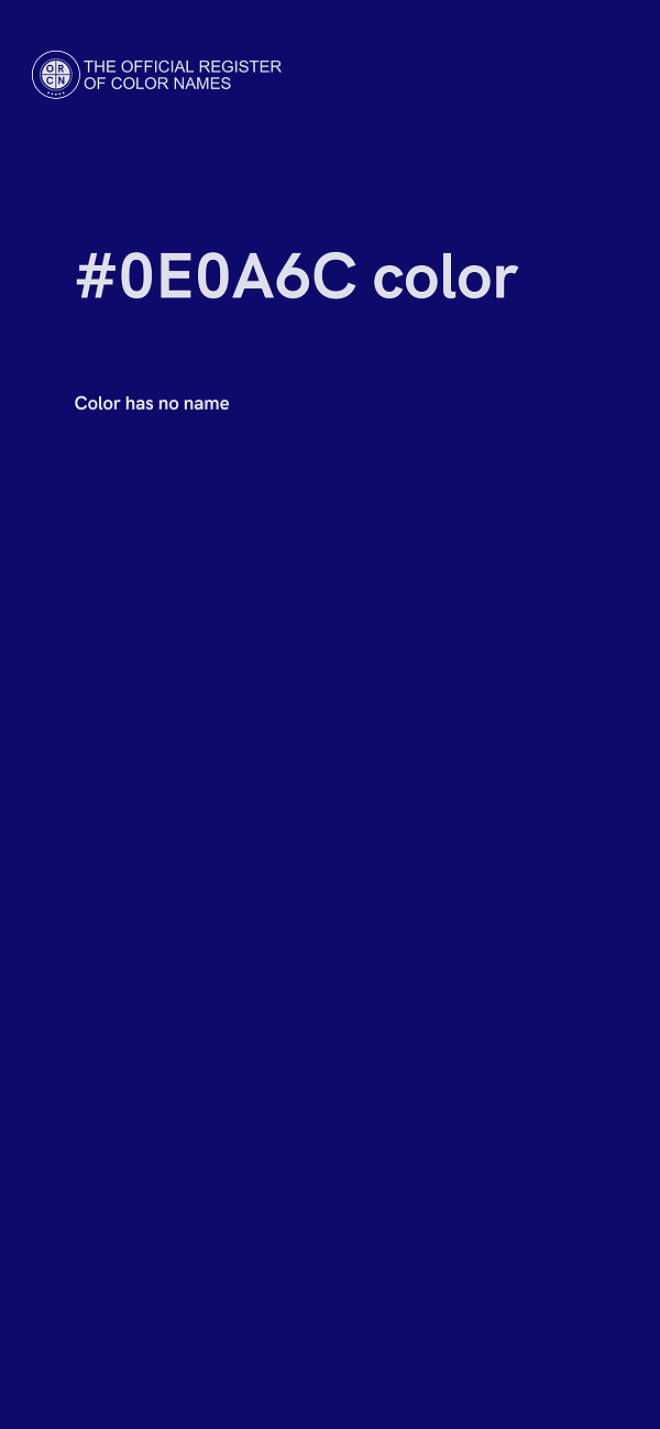 #0E0A6C color image