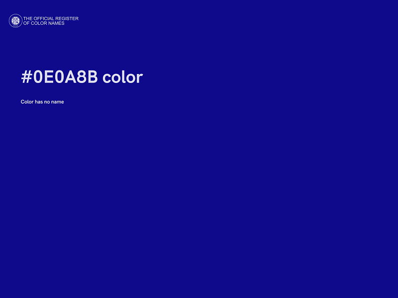 #0E0A8B color image