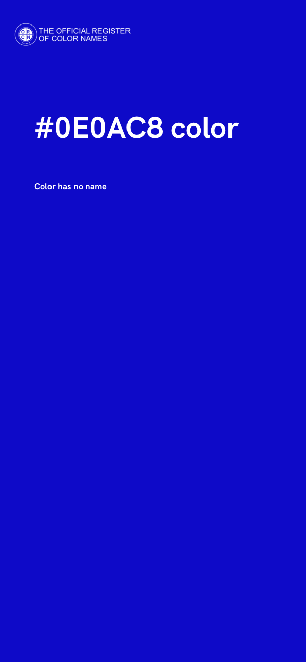 #0E0AC8 color image