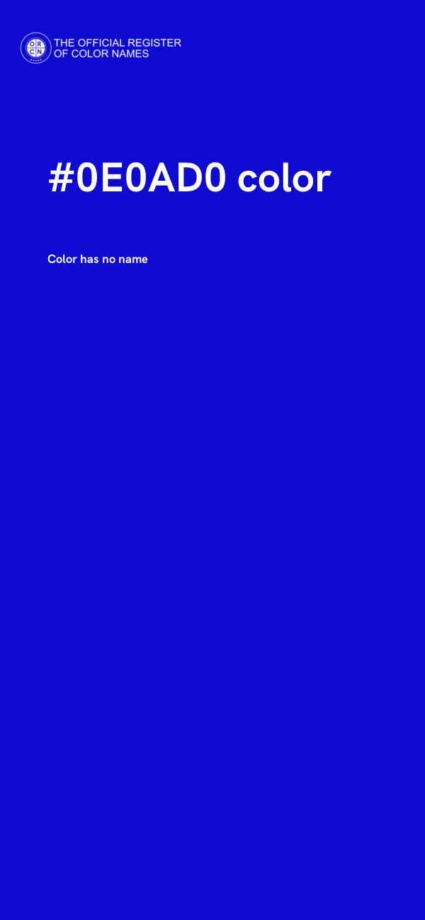 #0E0AD0 color image