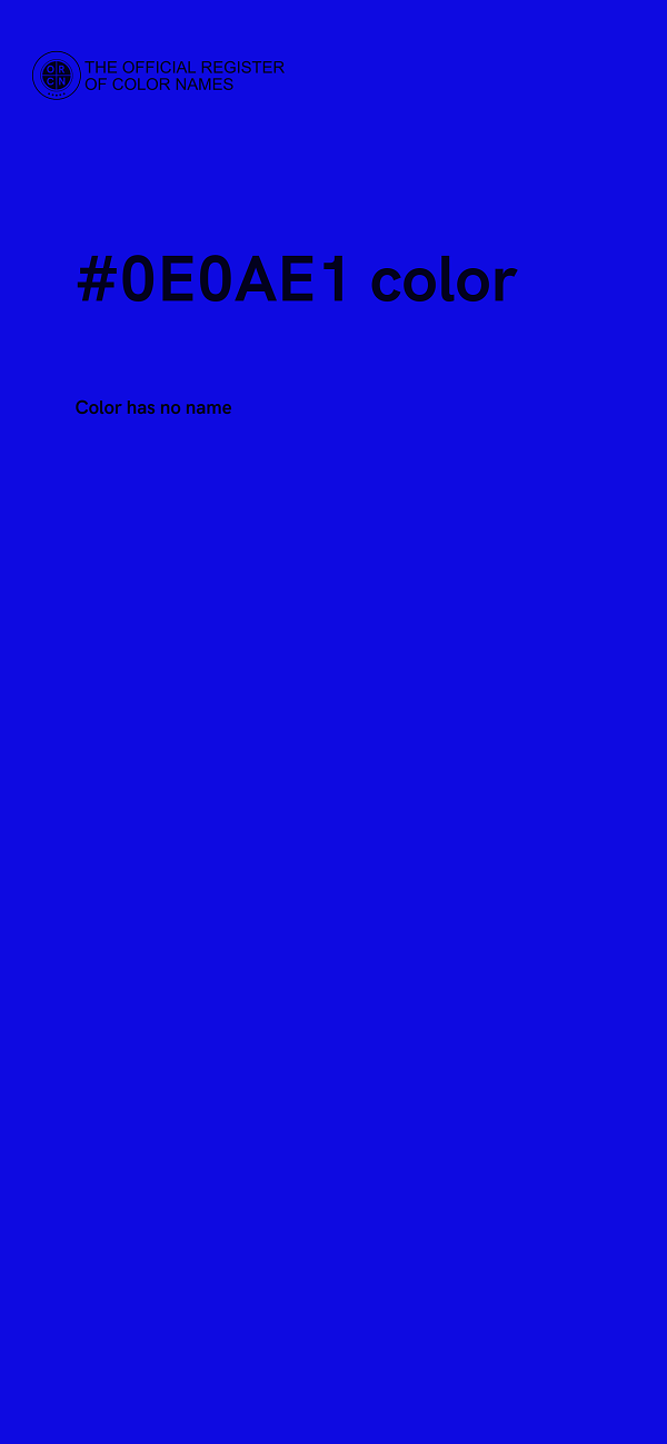 #0E0AE1 color image